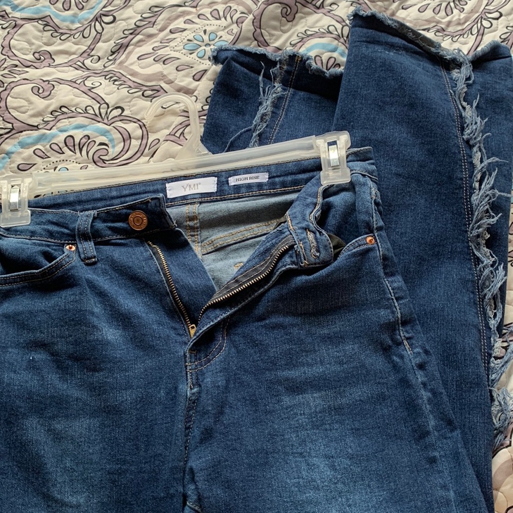 Distressed Flare Jeans